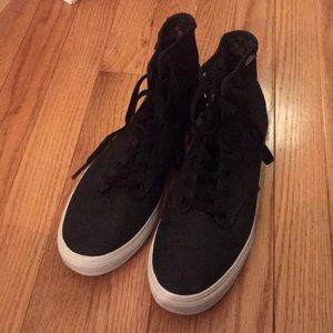 Black high top vans